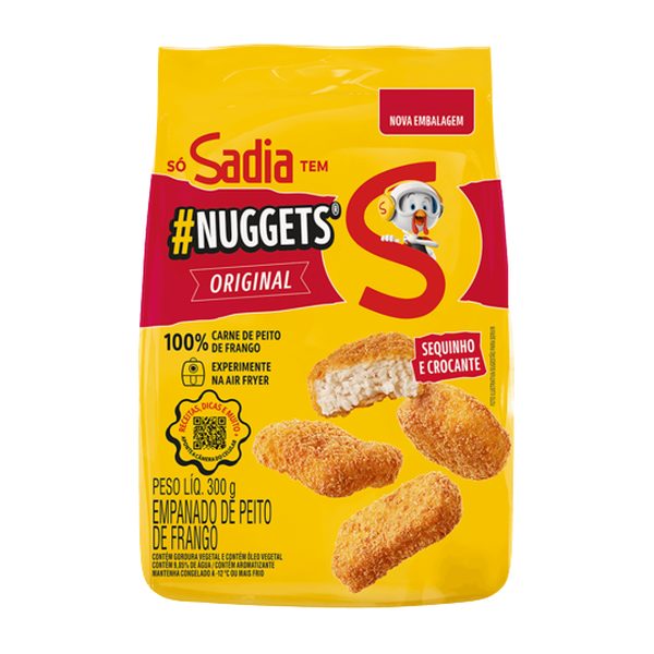 Empanado De Frango Tradicional Sadia Nuggets Pacote 300g