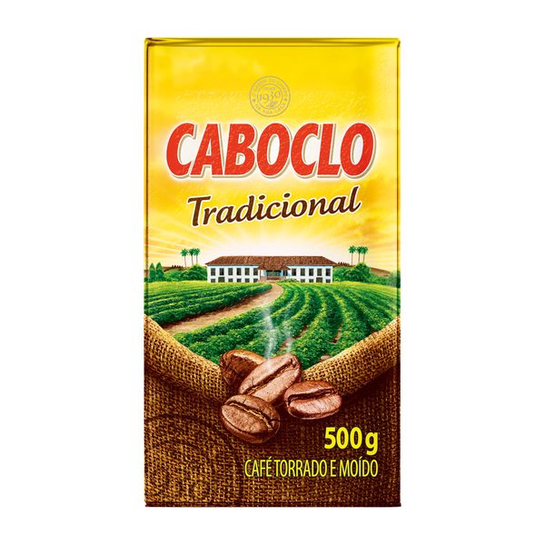 Café Torrado e Moído a Vácuo Extraforte Caboclo Pacote 500g