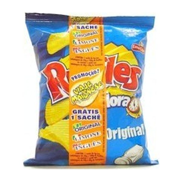 Batata Frita Ondulada Original Elma Chips Ruffles Pacote 57g