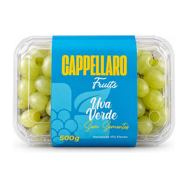 Uva Verde Sem Semente Cappellaro 500 g