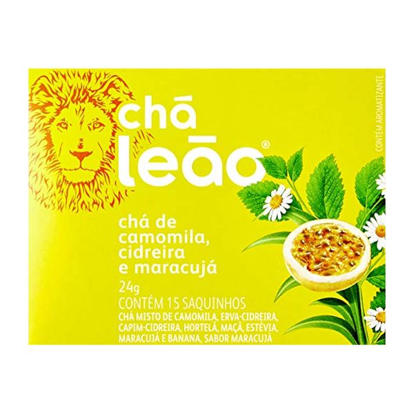 Chá de sachê (camomila, cidreira e maracujá)