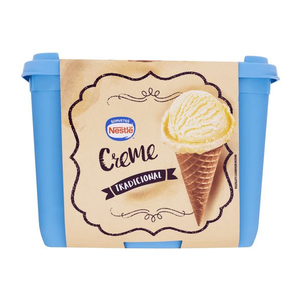 Sorvete sabor creme