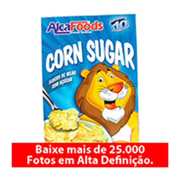 Flocos de milho com açúcar