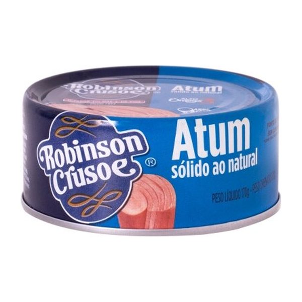 Atum Sólido Ao Natural Robinson Crusoe Lata 120g