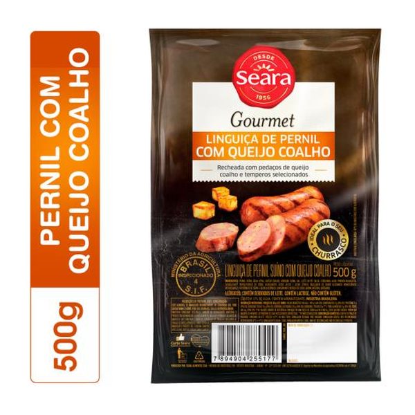 Linguiça de Pernil Suíno e Queijo Coalho